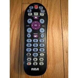 RCA RCR414BHE Universal Big Button Remote Control 4 device Universal Remote